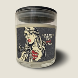 All I Ever Needed Was You/2021 Jar Candle - Last Chance Bret Michaels, Brett Michaels, Bret Micheals, Brett Micheals, LIfestyle, Style, Life, Collection, Home, Inspiration, gifts, candle, LOVE+PLUS, French lavender, pine branches, Italian bergamot, red cedar, oakmoss, earthy, masculine